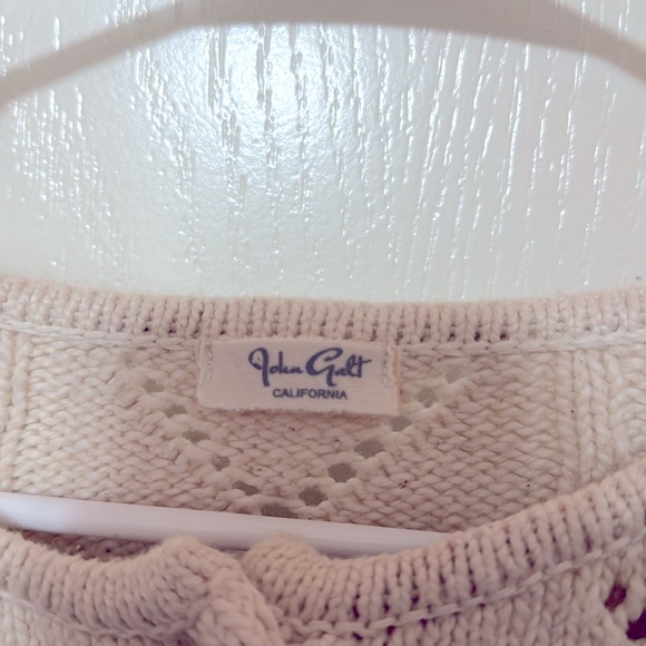 John Galt small, off-white, cropped sweater - Picture 3 of 3
